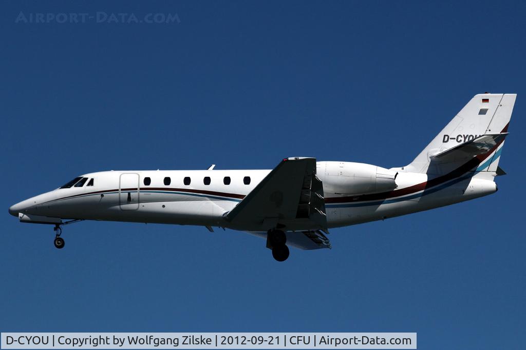 D-CYOU, 2007 Cessna 680 Citation Sovereign C/N 680-0156, visitor