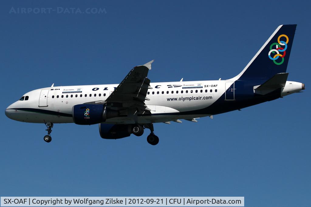 SX-OAF, 2009 Airbus A319-112 C/N 3895, visitor