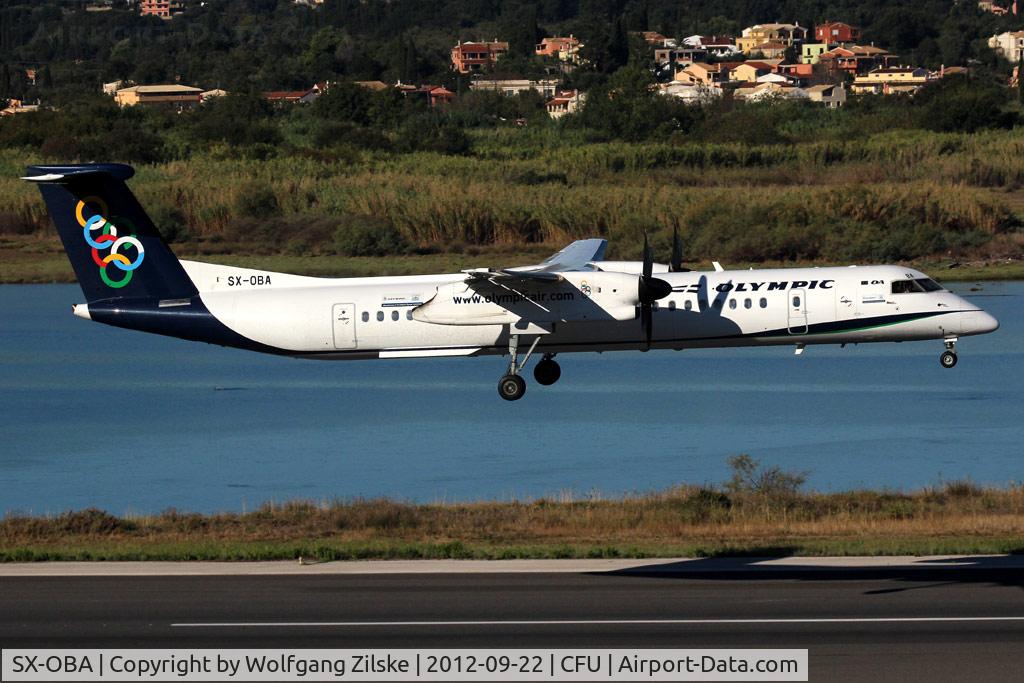 SX-OBA, 2009 De Havilland Canada DHC-8-402Q Dash 8 C/N 4267, visitor