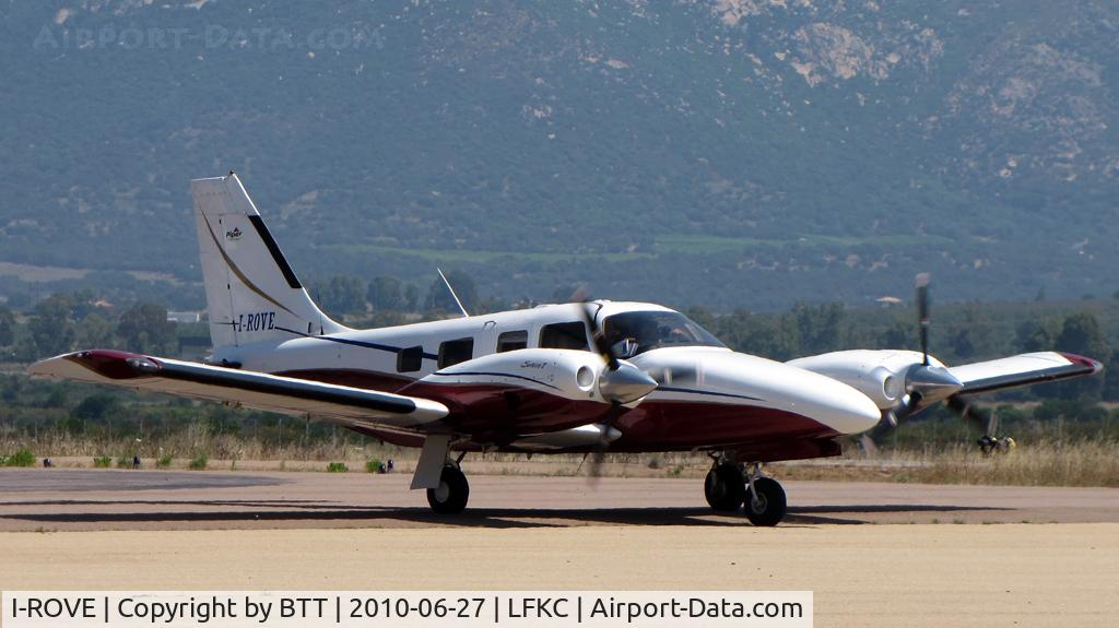 I-ROVE, 2001 Piper PA-34-220T Seneca V C/N 34-49234, Very frequent visitor of aeroclub Calvi