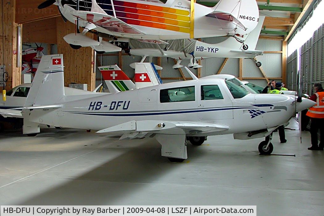 HB-DFU, 1979 Mooney M20J 201 C/N 24-0859, Mooney M.20J Model 201 [24-0859] Birrfeld~HB 08/04/2009