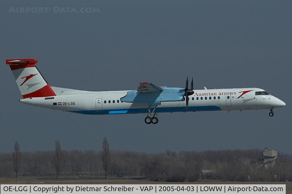 OE-LGG, 2002 De Havilland Canada DHC-8-402Q Dash 8 C/N 4074, Austrian Arrows Dash 8-400