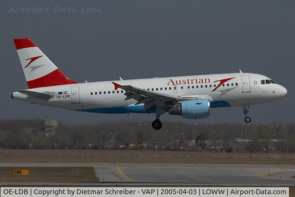 OE-LDB, 2004 Airbus A319-112 C/N 2174, Austrian Airlines Airbus 319