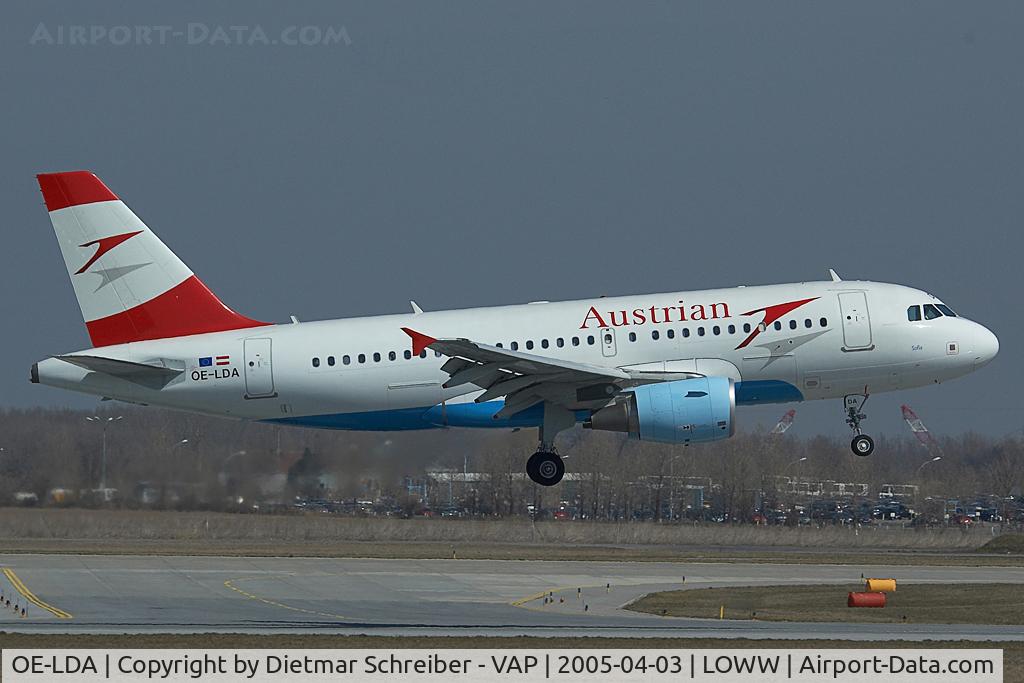 OE-LDA, 2004 Airbus A319-112 C/N 2131, Austrian Airlines Airbus 319