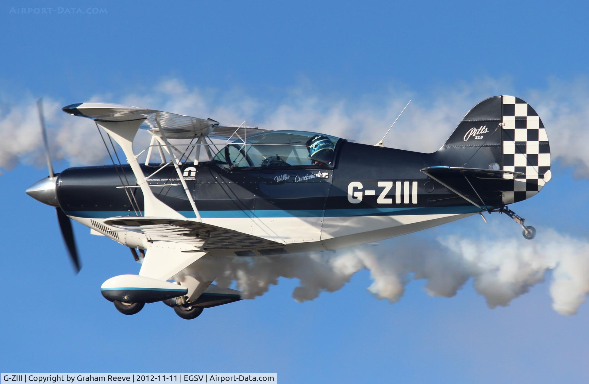 G-ZIII, 1988 Pitts S-2B Special C/N 5151, In formation at Old Buckenham.