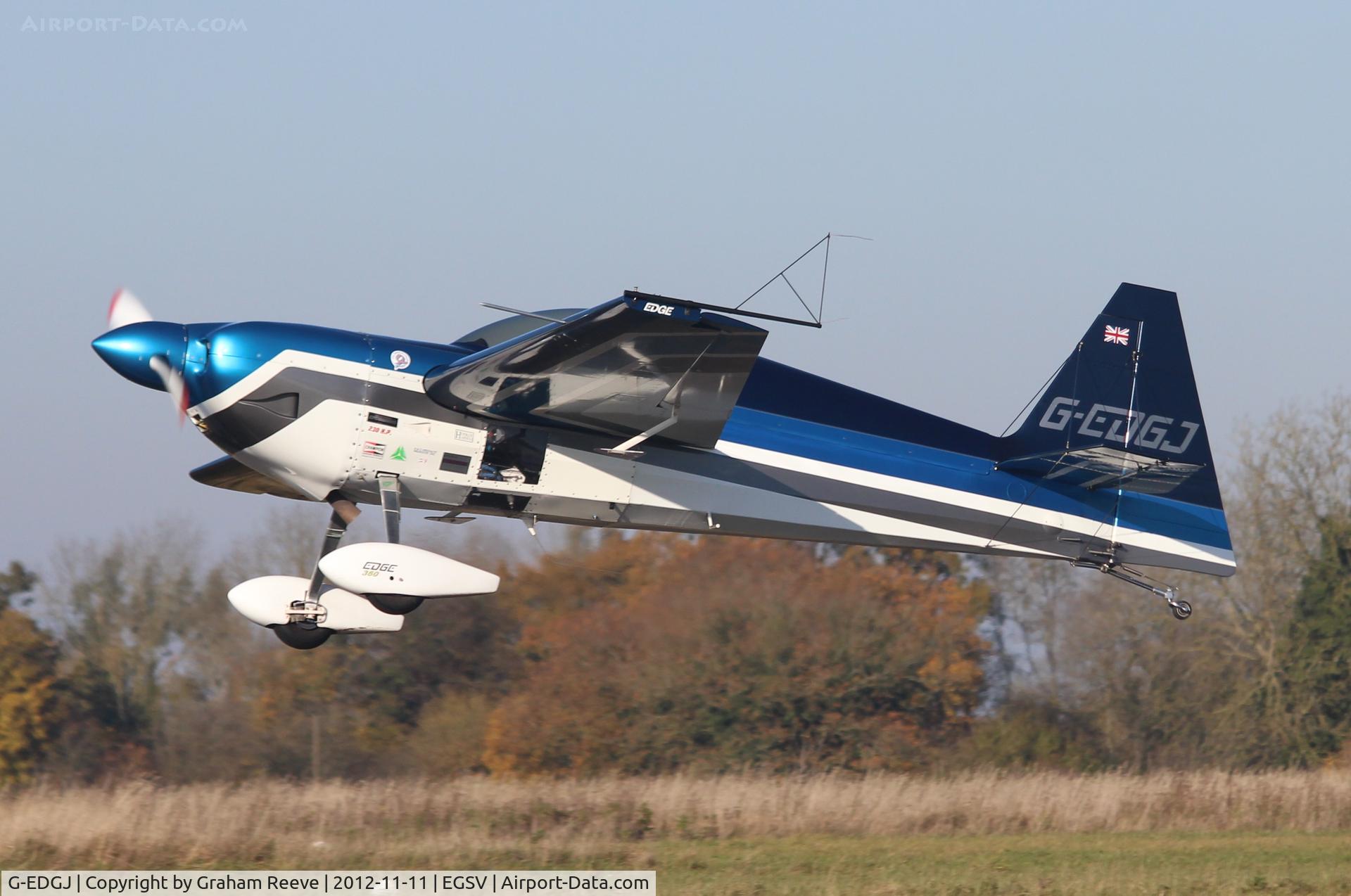 G-EDGJ, Zivko Edge 360 C/N MCK002, Just taken off.