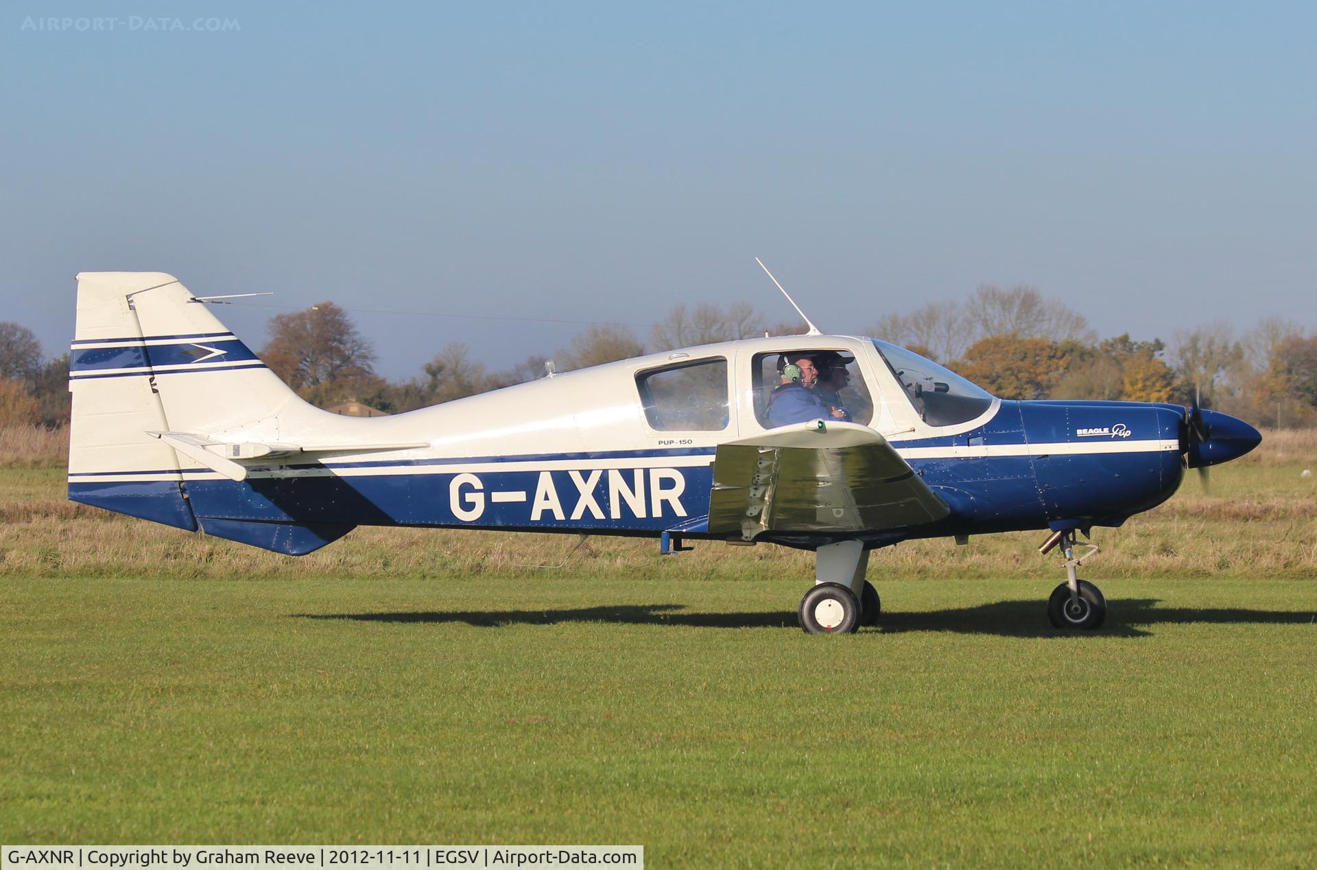 G-AXNR, 1969 Beagle B-121 Pup Series 2 (Pup 150) C/N B121-108, Just arrived.