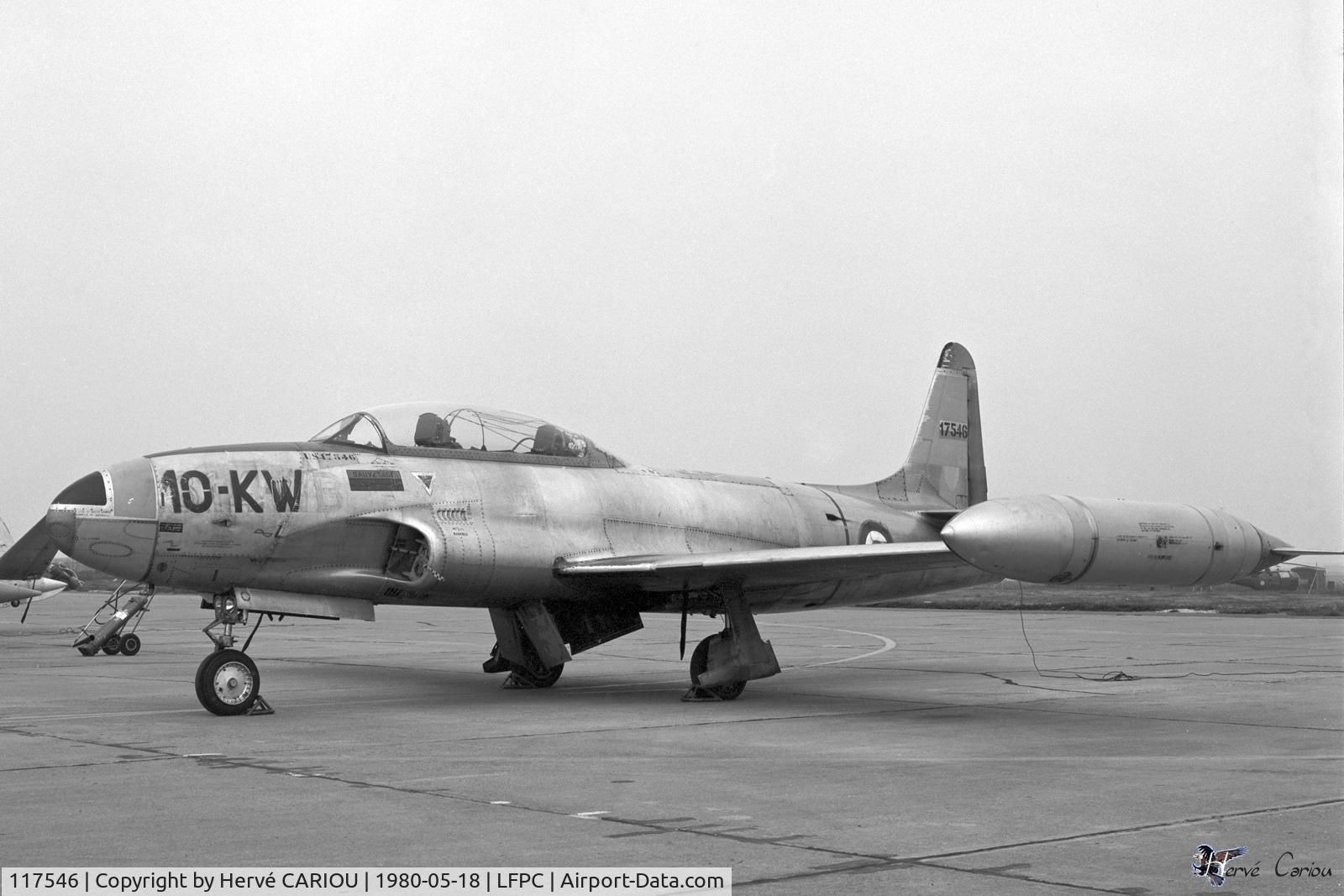 117546, 1951 Lockheed T-33A Shooting Star C/N 580-7691, JPO Creil 1980