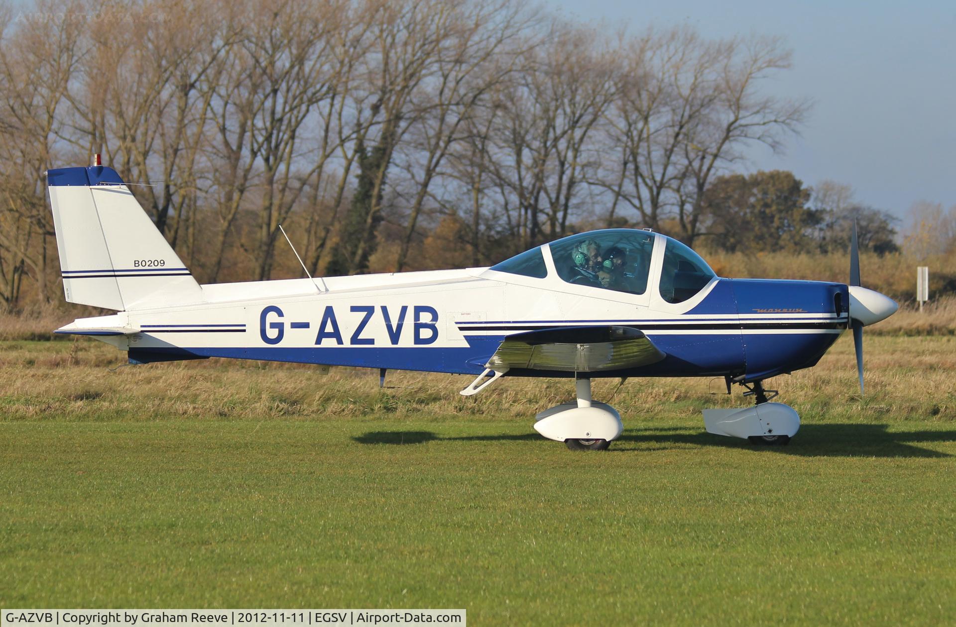 G-AZVB, 1972 Bolkow Bo-209 Monsun C/N 178, Just arrived.