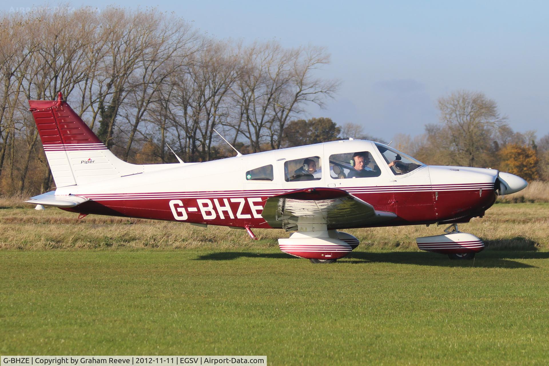 G-BHZE, 1978 Piper PA-28-181 Cherokee Archer II C/N 28-7890291, Just arrived.