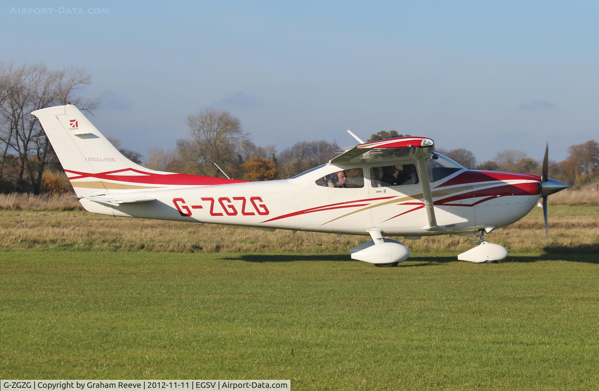 G-ZGZG, 2007 Cessna 182T Skylane C/N 18282036, Just arrived.