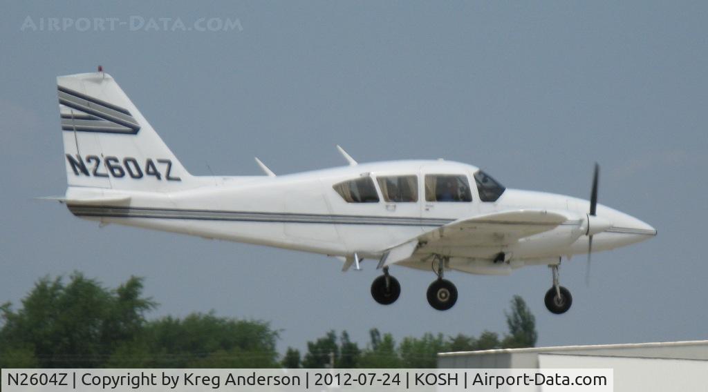 N2604Z, 1981 Piper PA-23-250 C/N 27-8154012, EAA AirVenture 2012