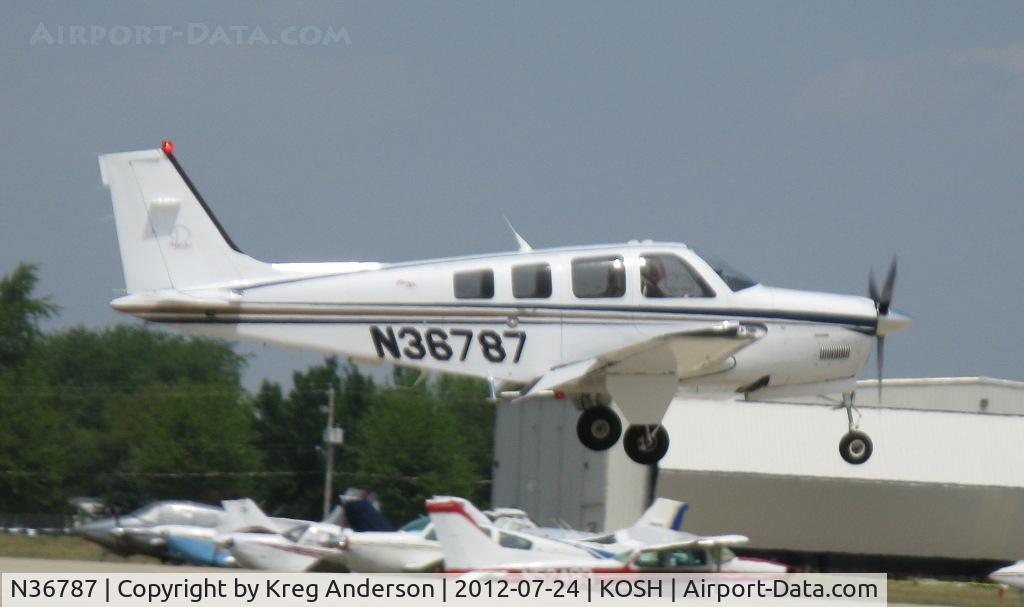 N36787, Raytheon Aircraft Company A36 Bonanza C/N E-3587, EAA AirVenture 2012