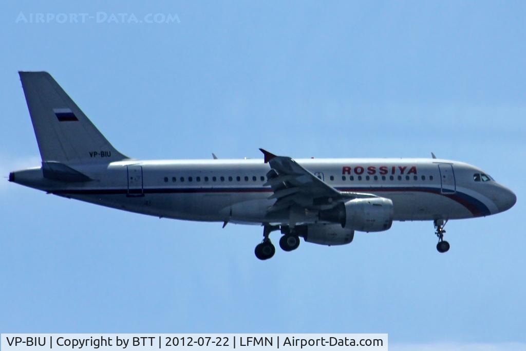 VP-BIU, 1997 Airbus A319-114 C/N 649, Above 