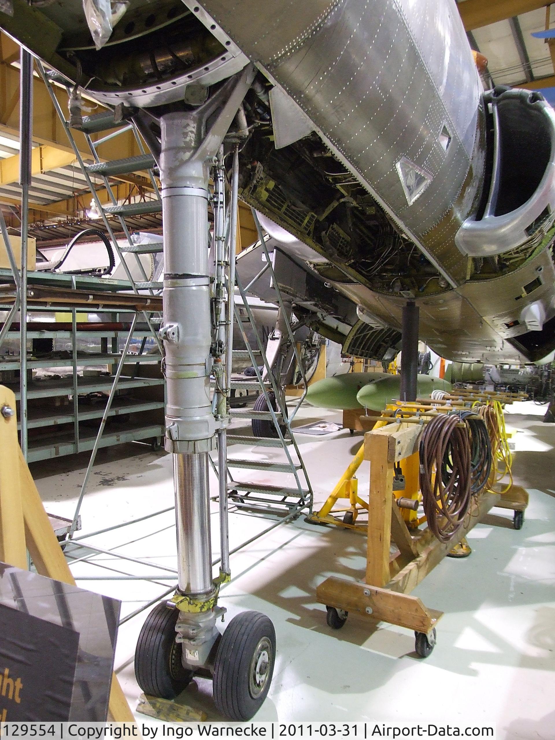 129554, Vought F7U-3 Cutlass C/N 38, Vought F7U-3 Cutlass being restored at the Museum of Flight Restoration Center, Everett WA