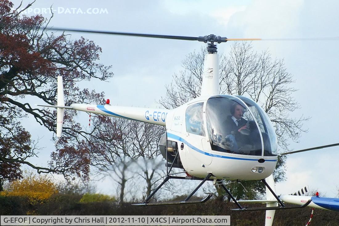 G-EFOF, 2004 Robinson R22 Beta C/N 3605, Costock Heliport, Leicestershire