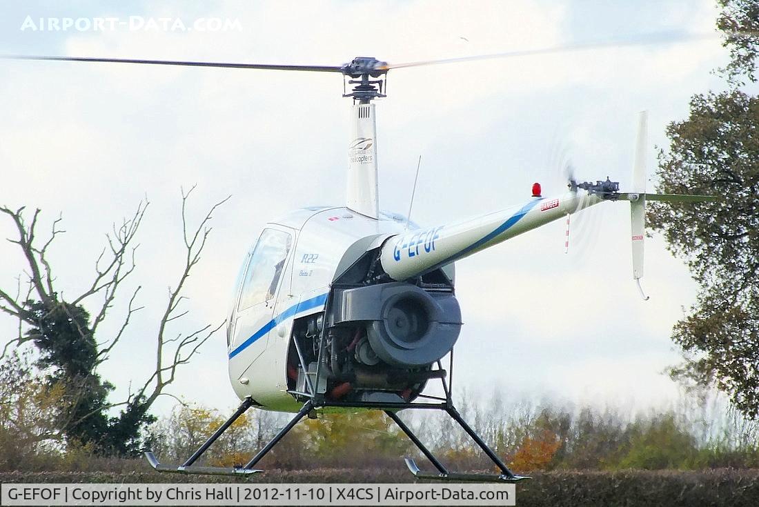 G-EFOF, 2004 Robinson R22 Beta C/N 3605, Costock Heliport, Leicestershire