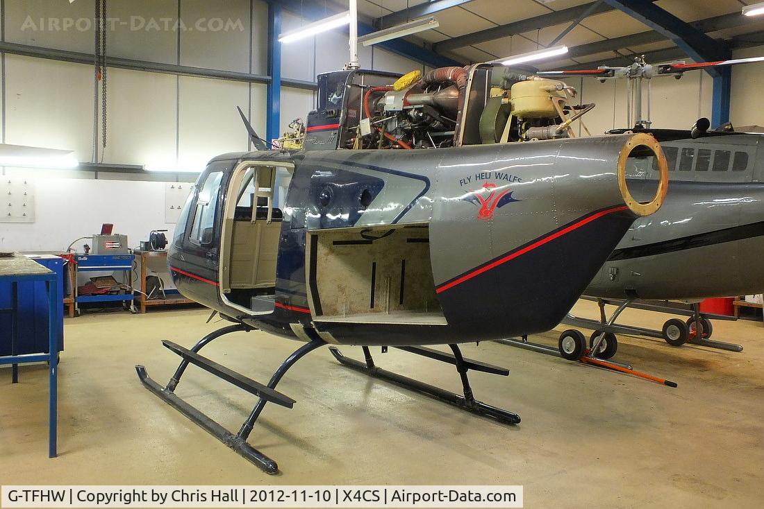 G-TFHW, 1980 Bell 206B JetRanger III C/N 3179, Costock Heliport, Leicestershire
