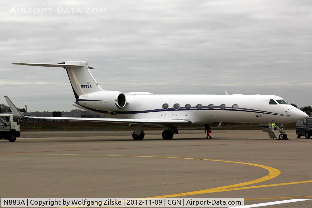 N883A, 2008 Gulfstream Aerospace GV-SP (G550) C/N 5175, visitor