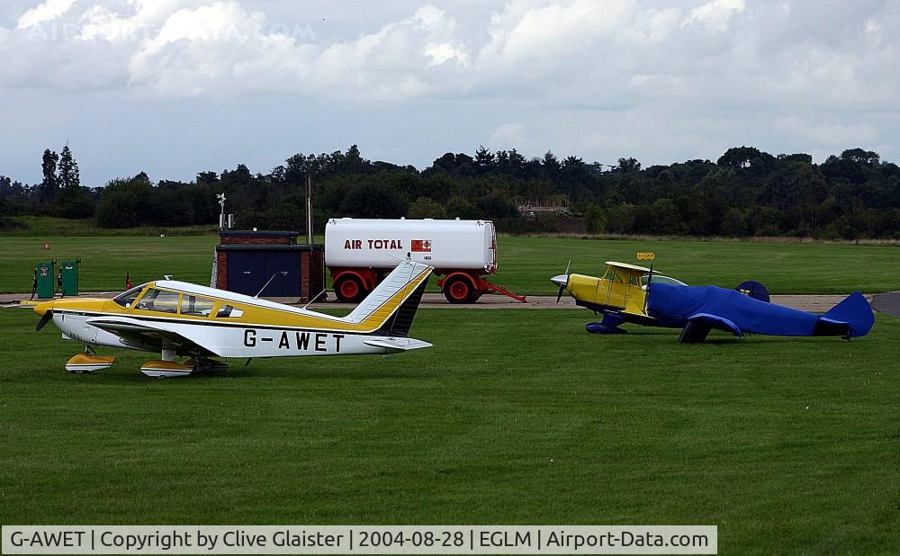G-AWET, 1968 Piper PA-28-180 Cherokee C/N 28-4871, Originally owned to, C.S.E. Aviation Ltd in March 1968 and currently with, Broadland Flying Group Ltd since February 1980. De-registered and cancelled by the CAA in April 2006.