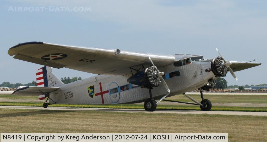 N8419, 1929 Ford 5-AT-C Tri-Motor C/N 58, EAA AirVenture 2012