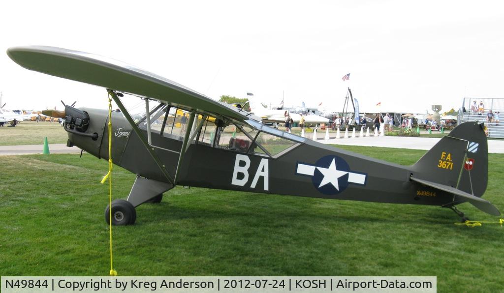 N49844, Piper L-4B C/N 10189, EAA AirVenture 2012