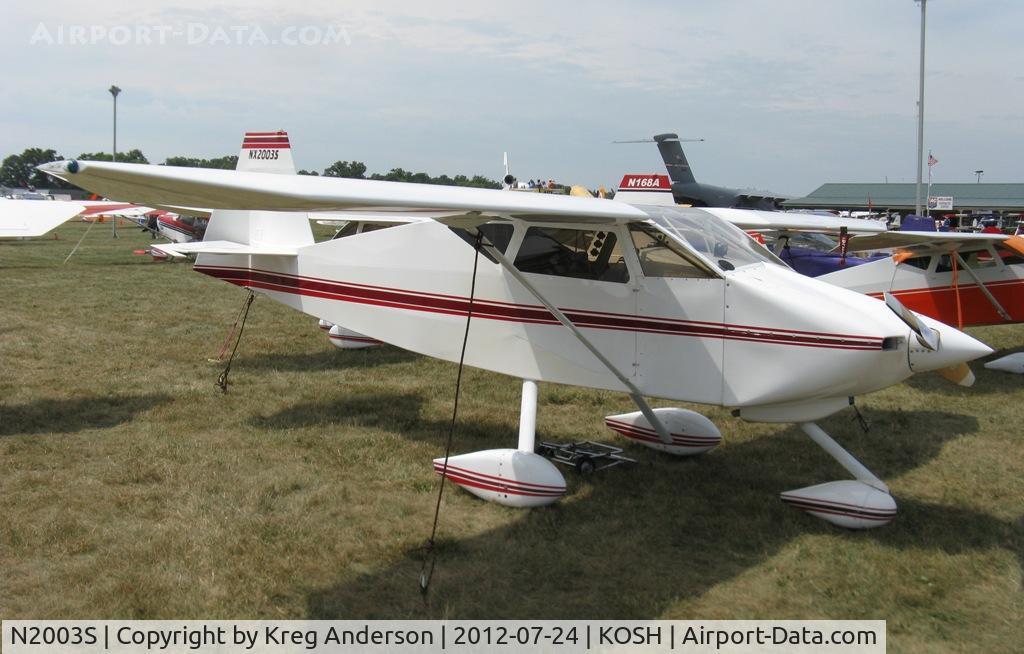N2003S, 2002 Wittman W-8 Tailwind C/N 1140, EAA AirVenture 2012