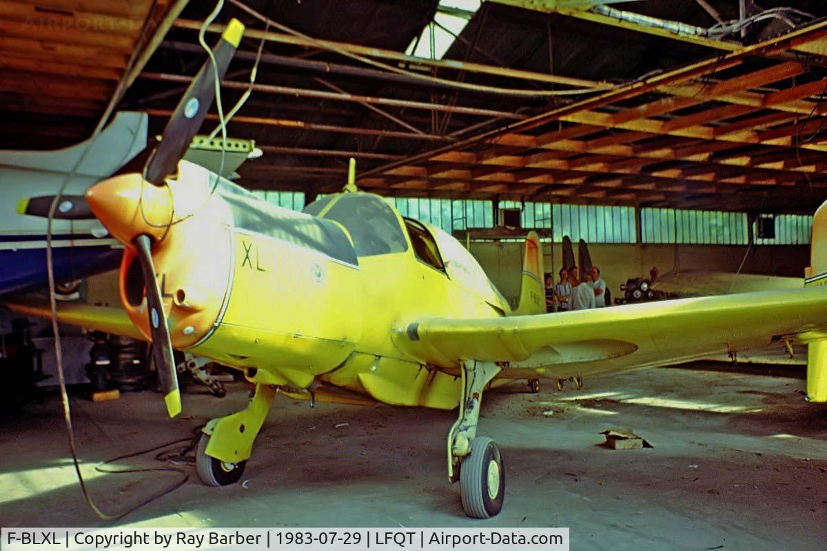 F-BLXL, Morane-Saulnier MS-733 Alcyon C/N 76, Morane-Saulnier MS.733 Alcyon [76] Merville - Calonne~F 29/07/1983. Image taken from a slide.