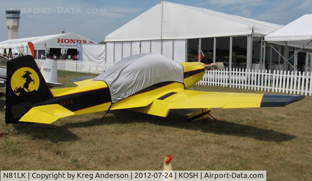 N81LK, 1981 Bushby Mustang II C/N MII-579, EAA AirVenture 2012