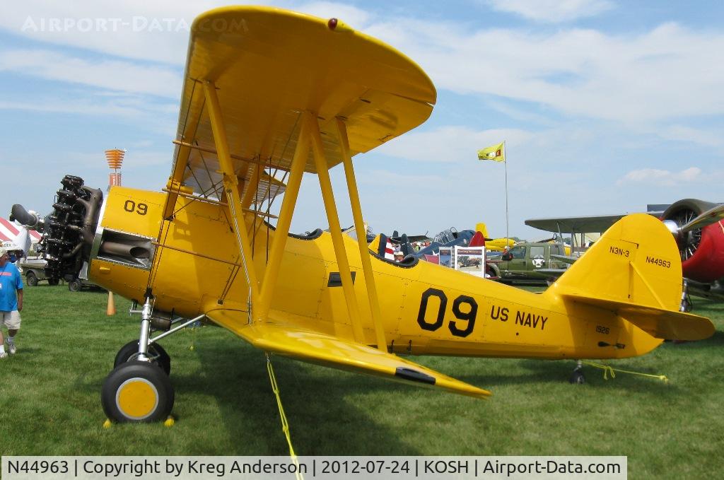 N44963, 1941 Naval Aircraft Factory N3N-3 C/N 1926, EAA AirVenture 2012