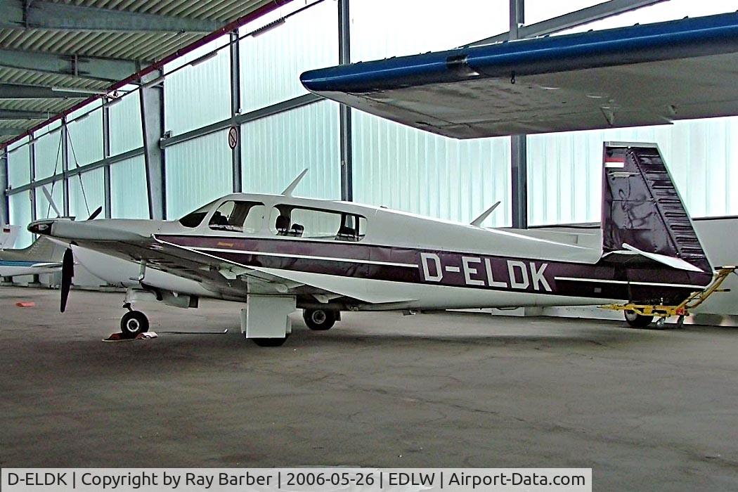 D-ELDK, 1990 Mooney M20M Bravo C/N 27-0027, Mooney M.20M TLS [27-0027] Dortmund~D 26/05/2006