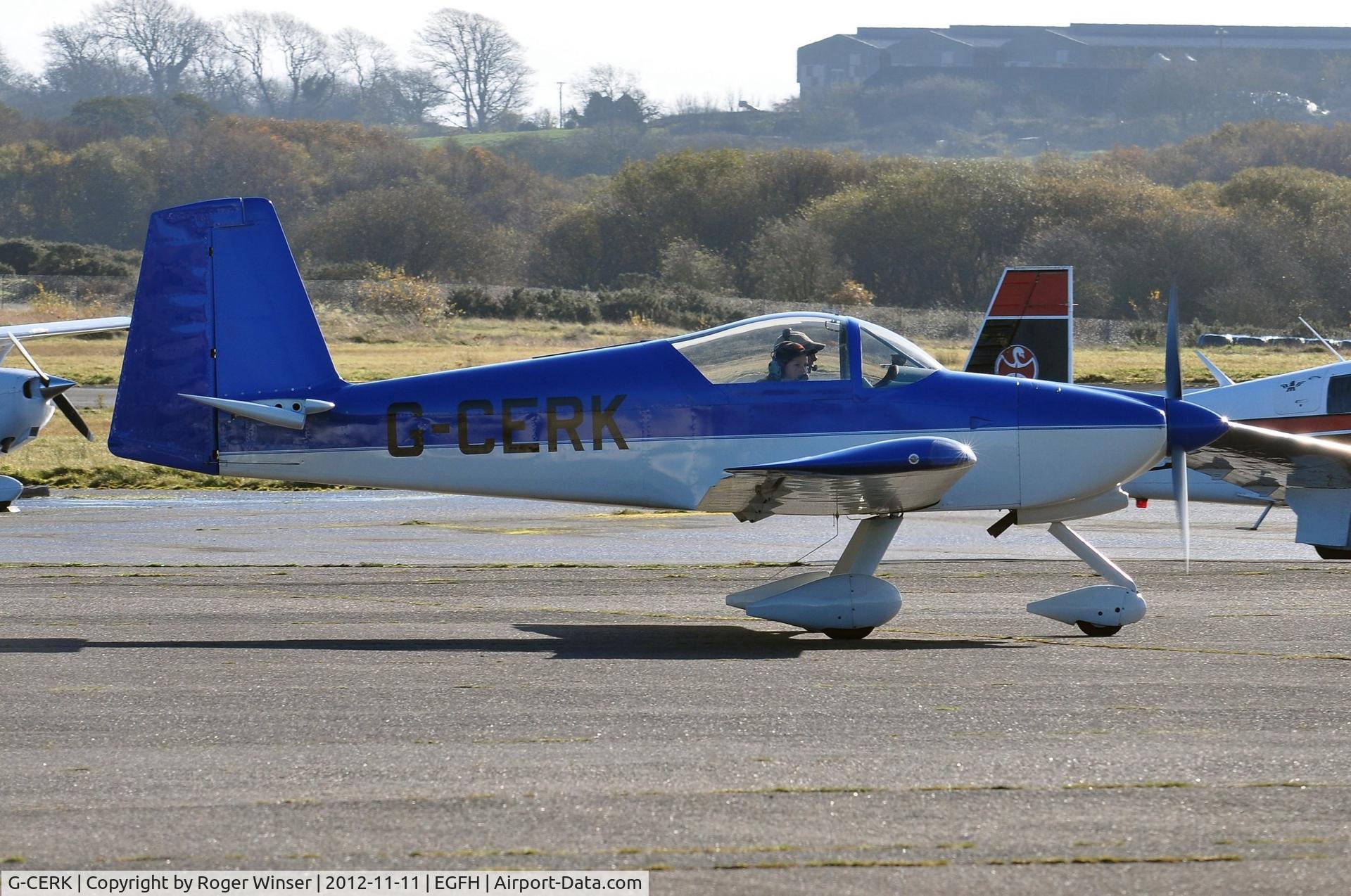 G-CERK, 2007 Vans RV-9A C/N PFA 320-14049, Resident Vans RV-9A.