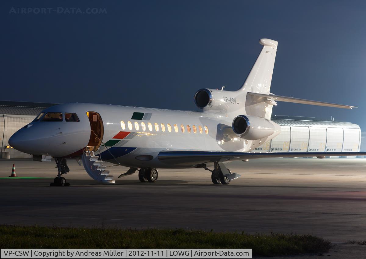 VP-CSW, 2011 Dassault Falcon 7X C/N 143, Volkswagen AG