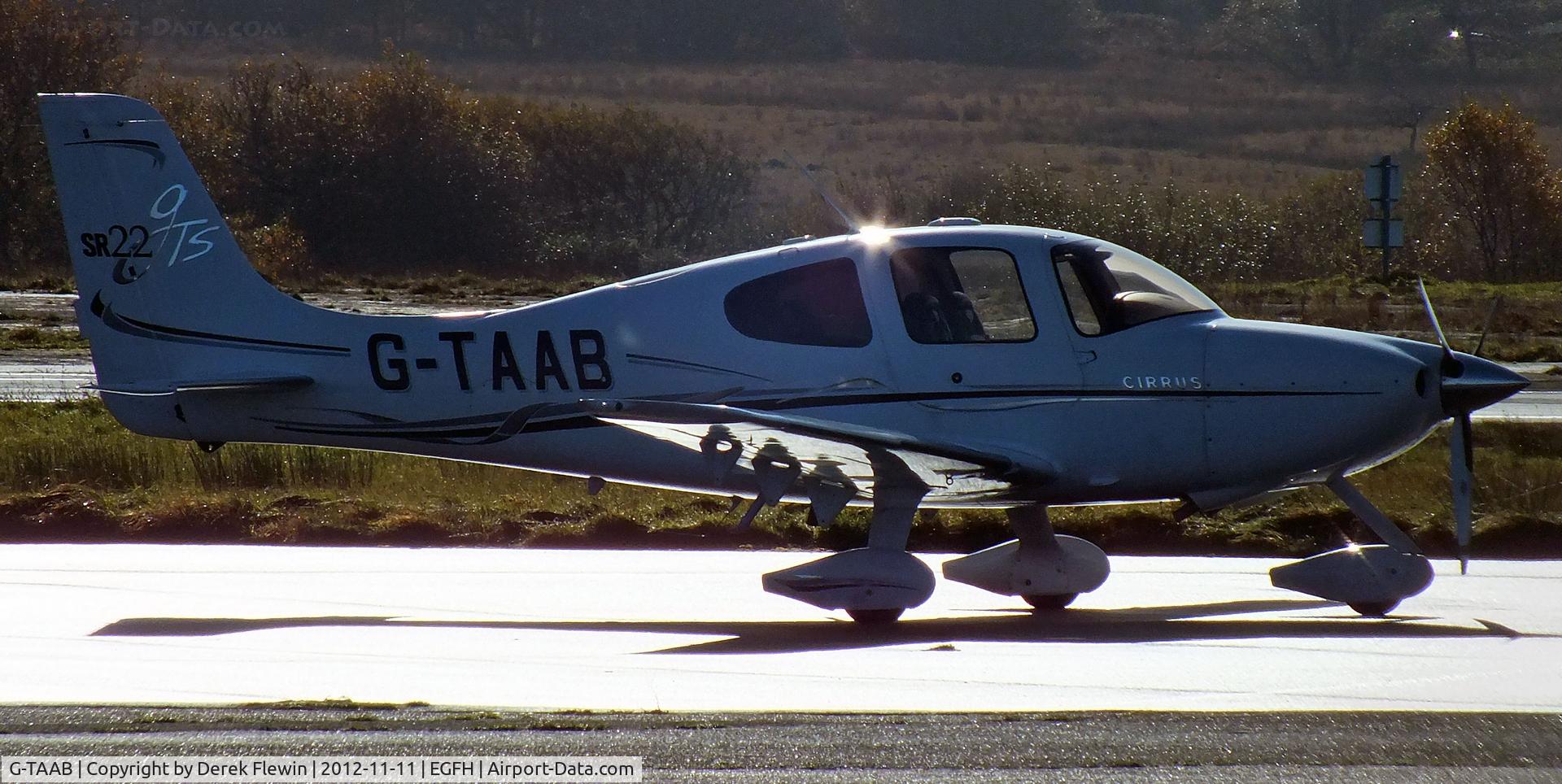 G-TAAB, 2006 Cirrus SR22 GTS C/N 1769, Seen at EGFH, EGLD resident.
