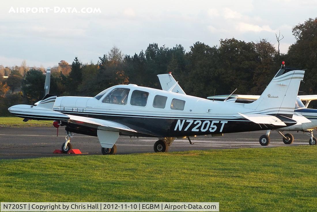 N7205T, 1984 Beech A36 Bonanza 36 C/N E-2182, powered by an Allison turbine engine