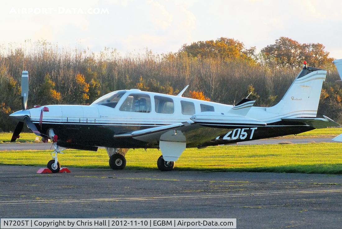 N7205T, 1984 Beech A36 Bonanza 36 C/N E-2182, powered by an Allison turbine engine