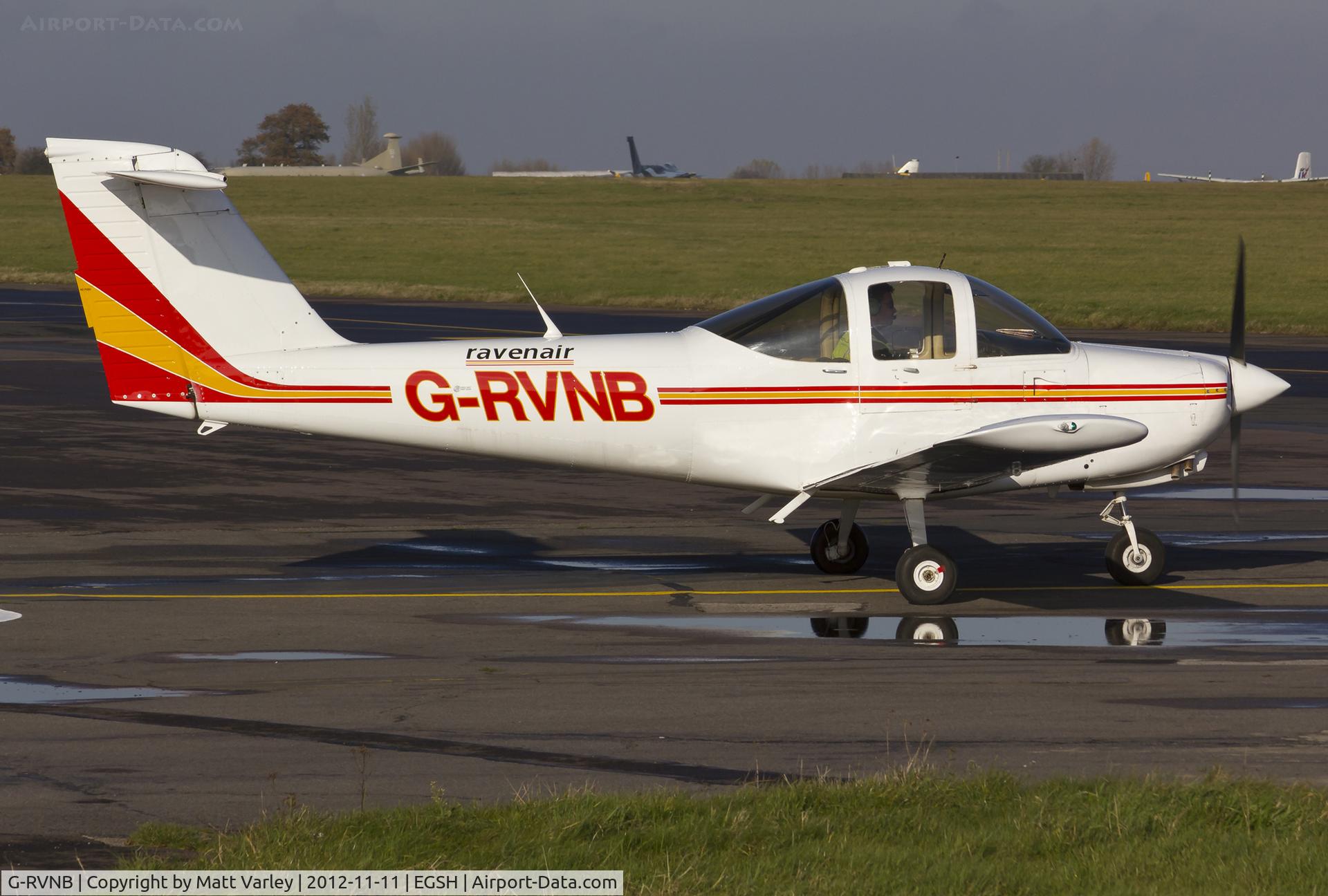 G-RVNB, 1978 Piper PA-38-112 Tomahawk Tomahawk C/N 38-79A0260, Departing SaxonAir.