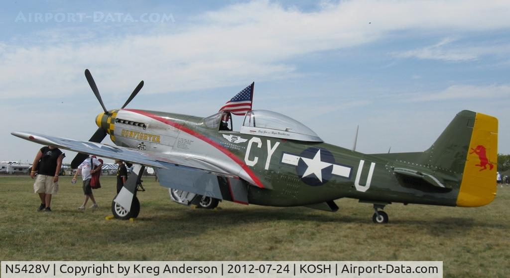 N5428V, 1944 North American P-51D Mustang C/N 122-39723, EAA AirVenture 2012
