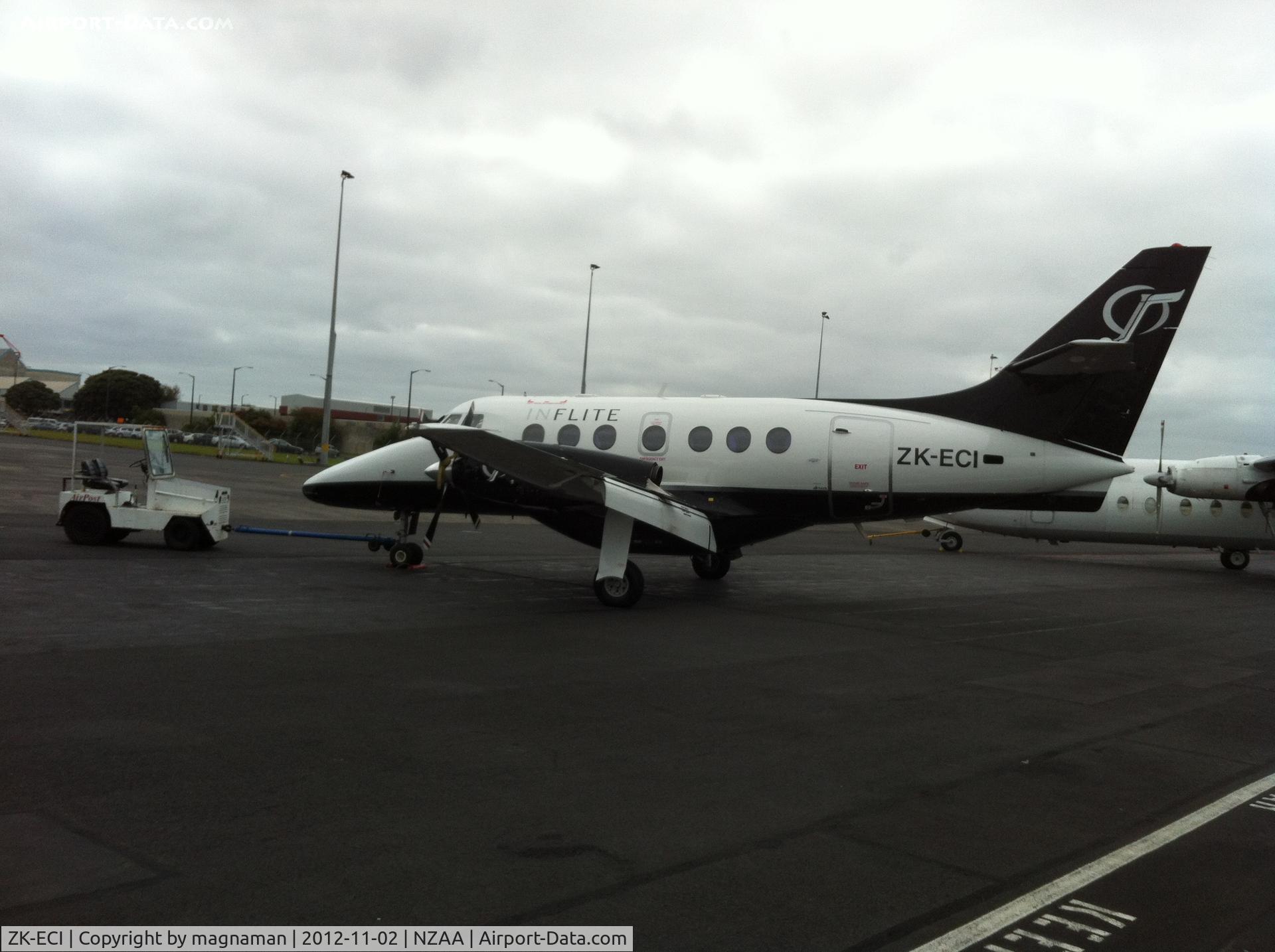 ZK-ECI, 1991 British Aerospace BAe-3201 Jetstream C/N 946, On cargo ramp at AKL