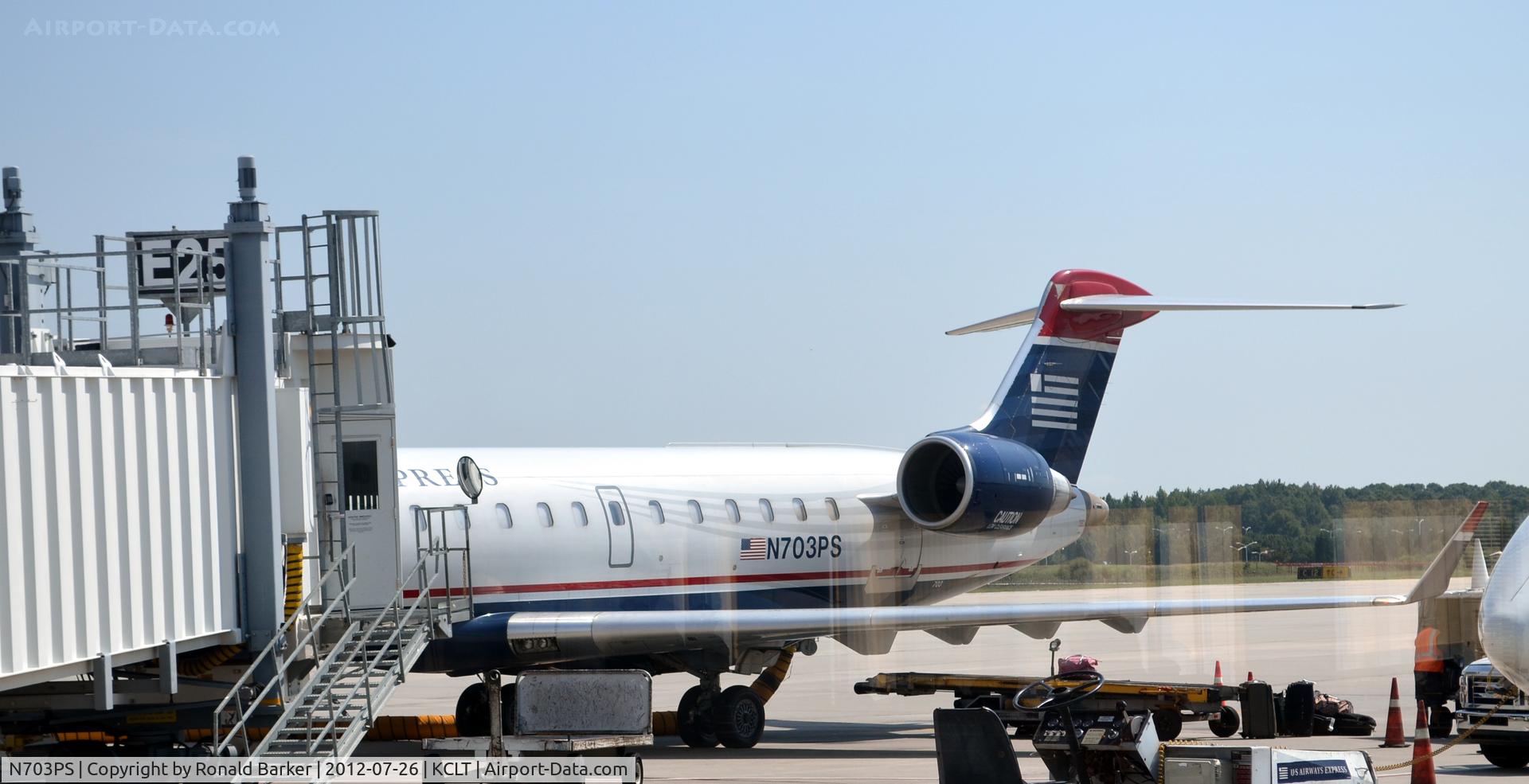 N703PS, 2004 Bombardier CRJ-701 (CL-600-2C10) Regional Jet C/N 10137, CLT, NC