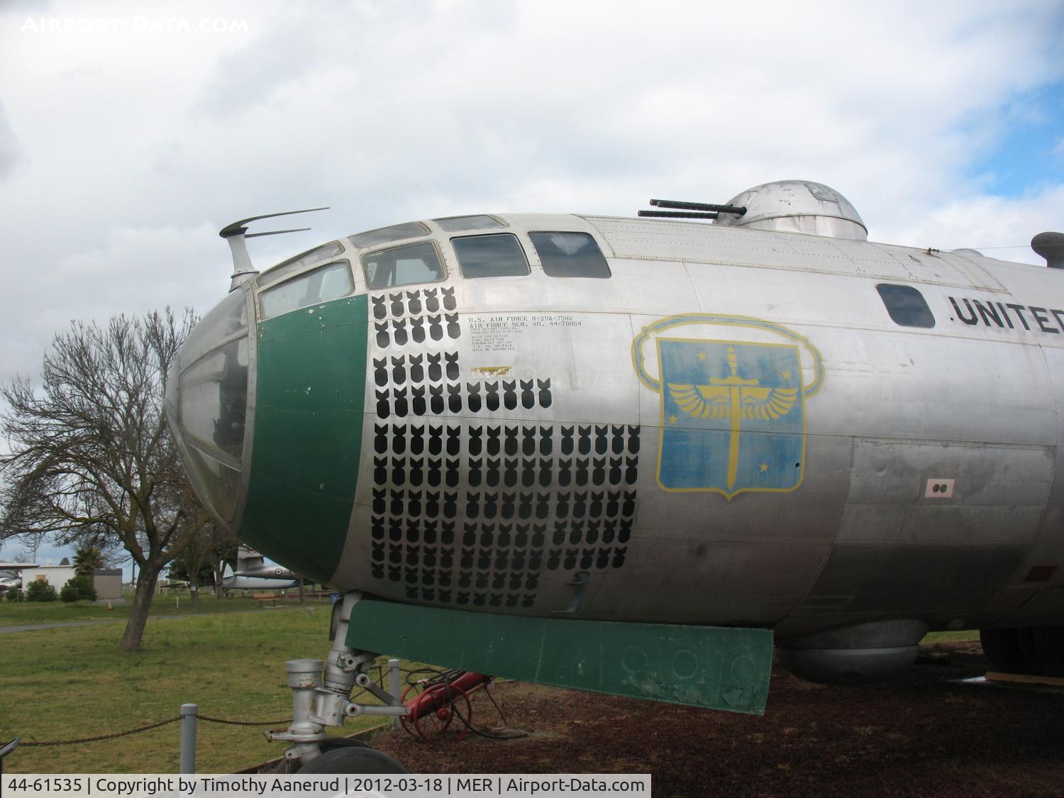 44-61535, 1944 Boeing B-29A Superfortress C/N 11012, 44-61535  Boeing B-29A Superfortress