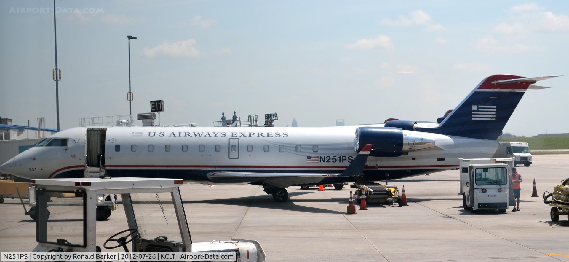N251PS, 2004 Bombardier CRJ-200ER (CL-600-2B19) C/N 7931, CLT, NC