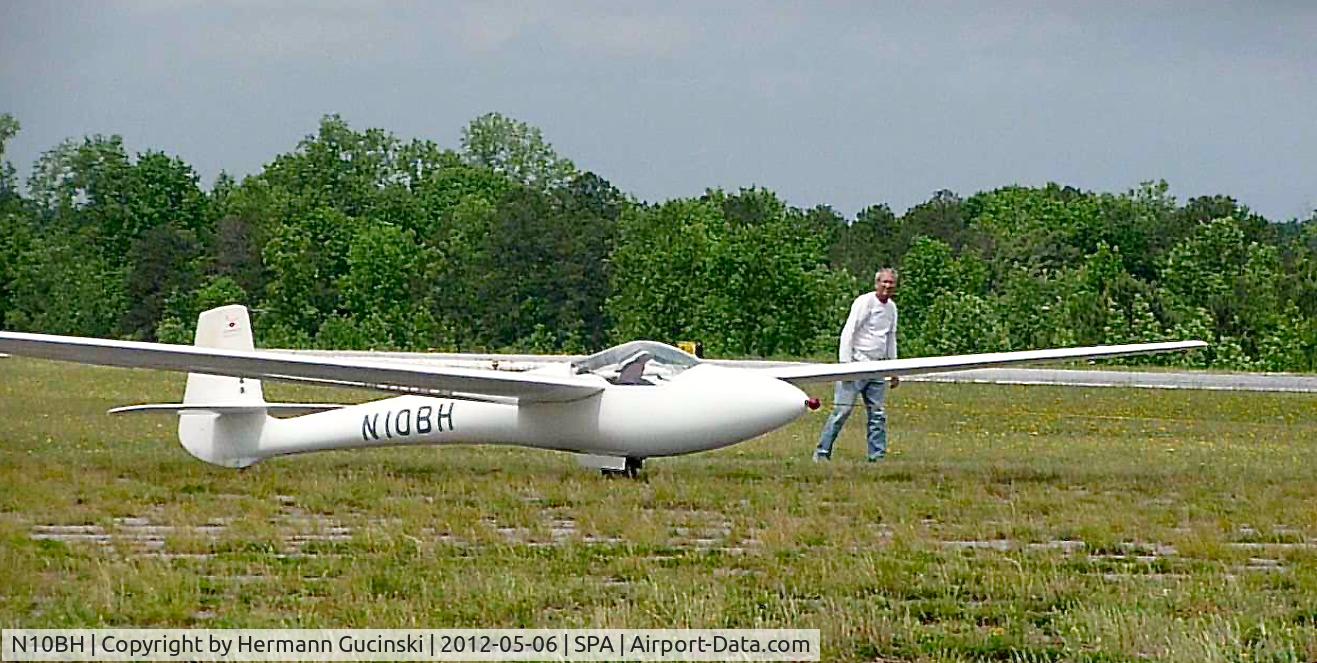 N10BH, 1970 Glasflugel STD LIBELLE 201B C/N 89, Tim Winter's first flight in his newly purchased Libelle at Spartanburg Downtown Airport (SPA)