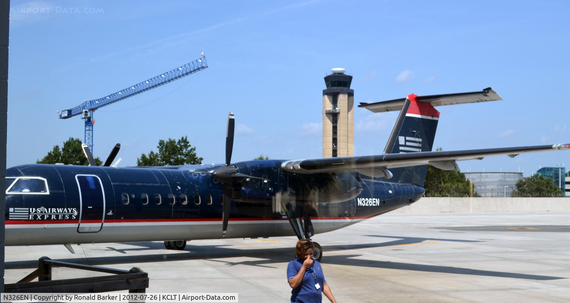 N326EN, 1990 De Havilland Canada DHC-8-311 Dash 8 C/N 234, CLT, NC