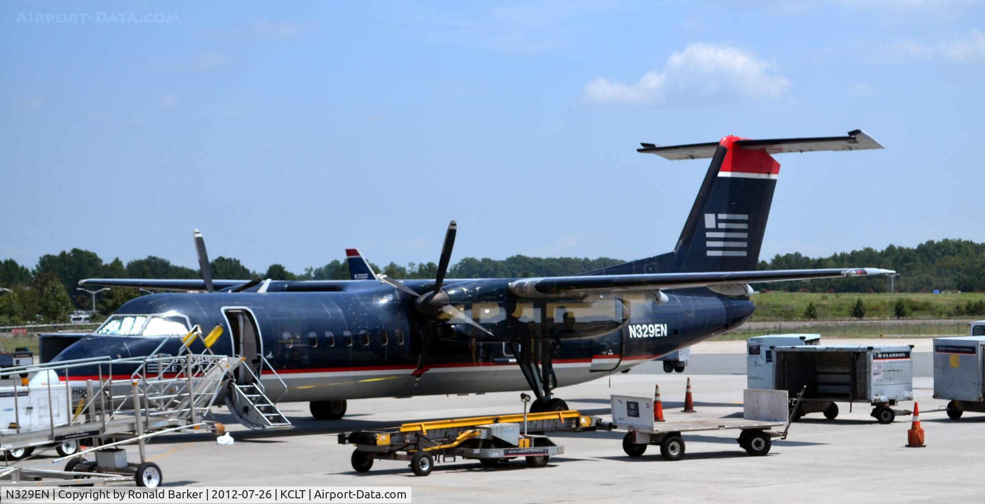 N329EN, 1991 De Havilland Canada DHC-8-311 Dash 8 C/N 290, CLT, NC