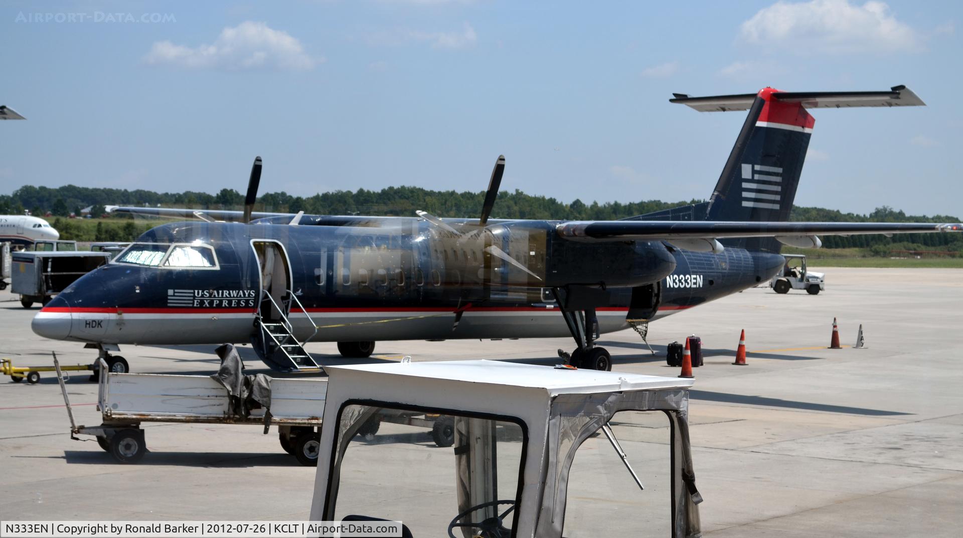N333EN, 1990 De Havilland Canada DHC-8-311 Dash 8 C/N 221, CLT, NC