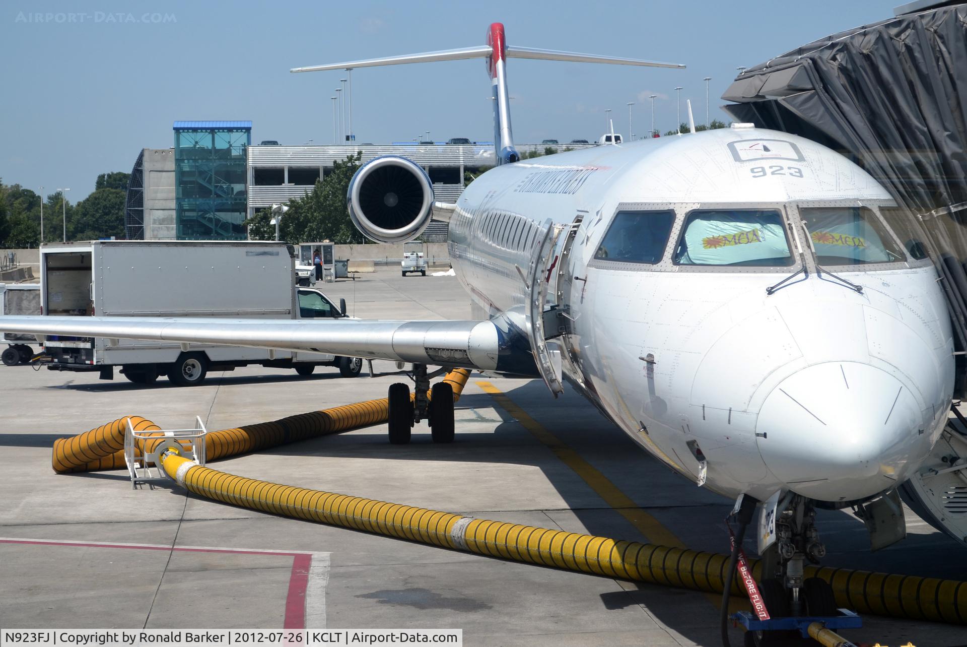 N923FJ, 2004 Bombardier CRJ-900ER (CL-600-2D24) C/N 15023, CLT, NC