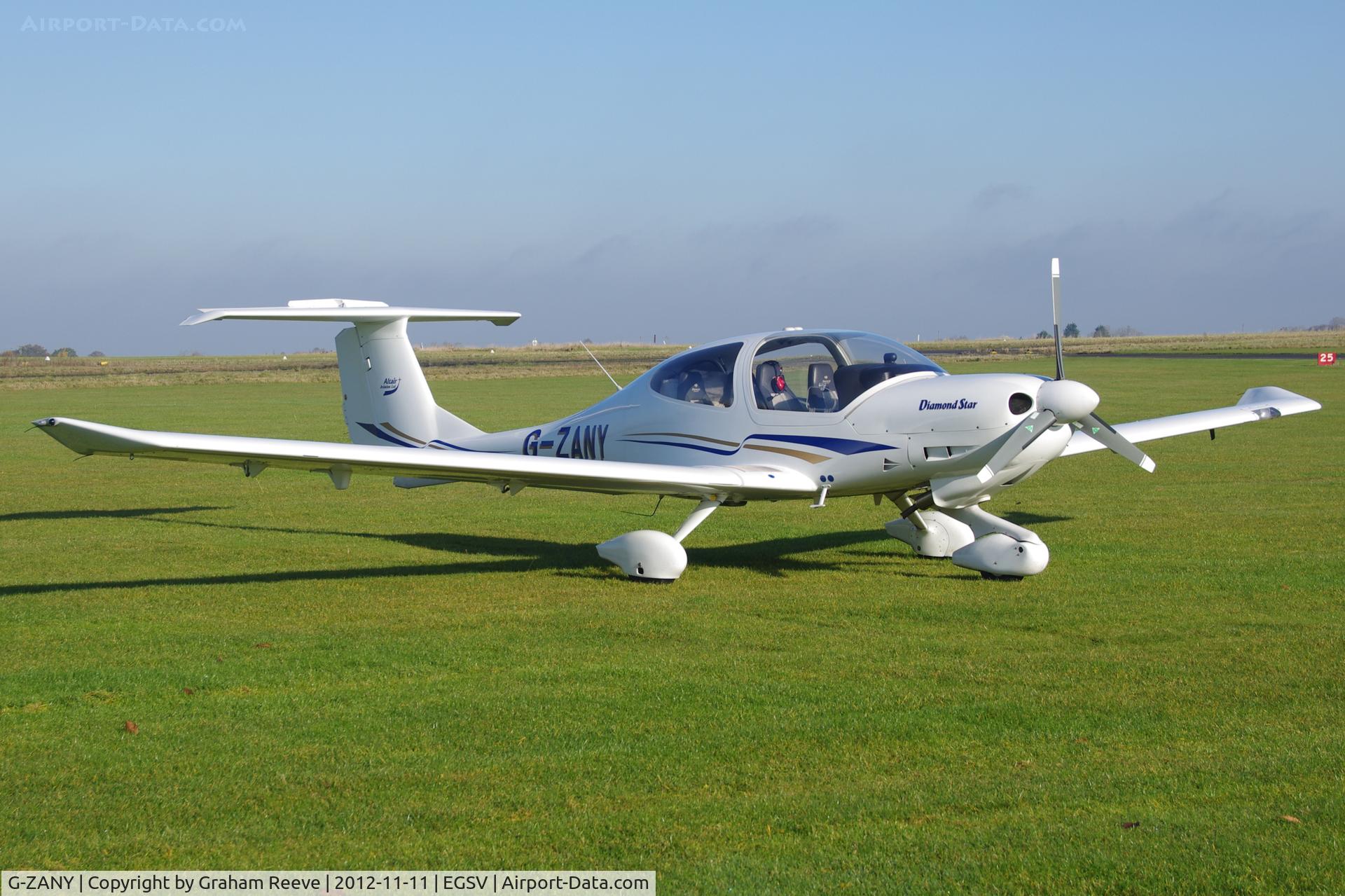 G-ZANY, 2003 Diamond DA-40D Diamond Star C/N D4.040, Parked in the sun at Old Buckenham.
