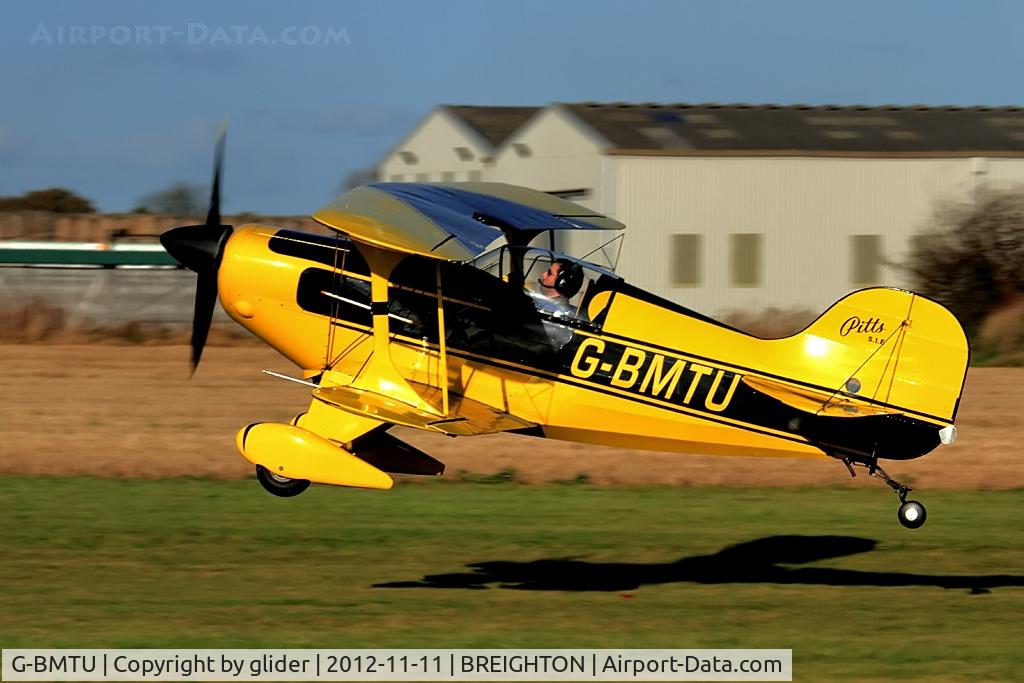 G-BMTU, 1991 Pitts S-1E Special C/N PFA 009-10801, Interesting bounce!!!