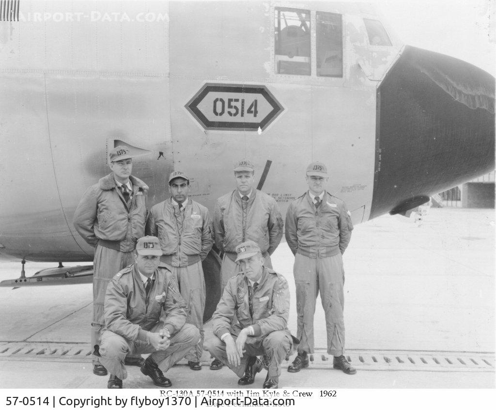 57-0514, 1957 Lockheed RC-130A Hercules C/N 182-3221, See Caption